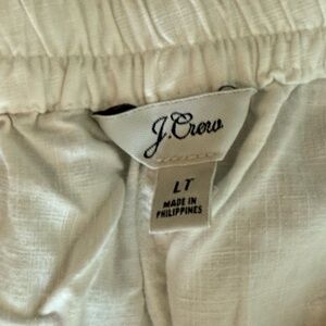 J. Crew Off-White Linen Blend Fabric